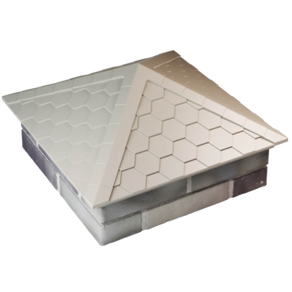 Колпак Zking Эверест Бежевый на столб 2х2 кирпича (535х535мм) Орехово-Зуево фото