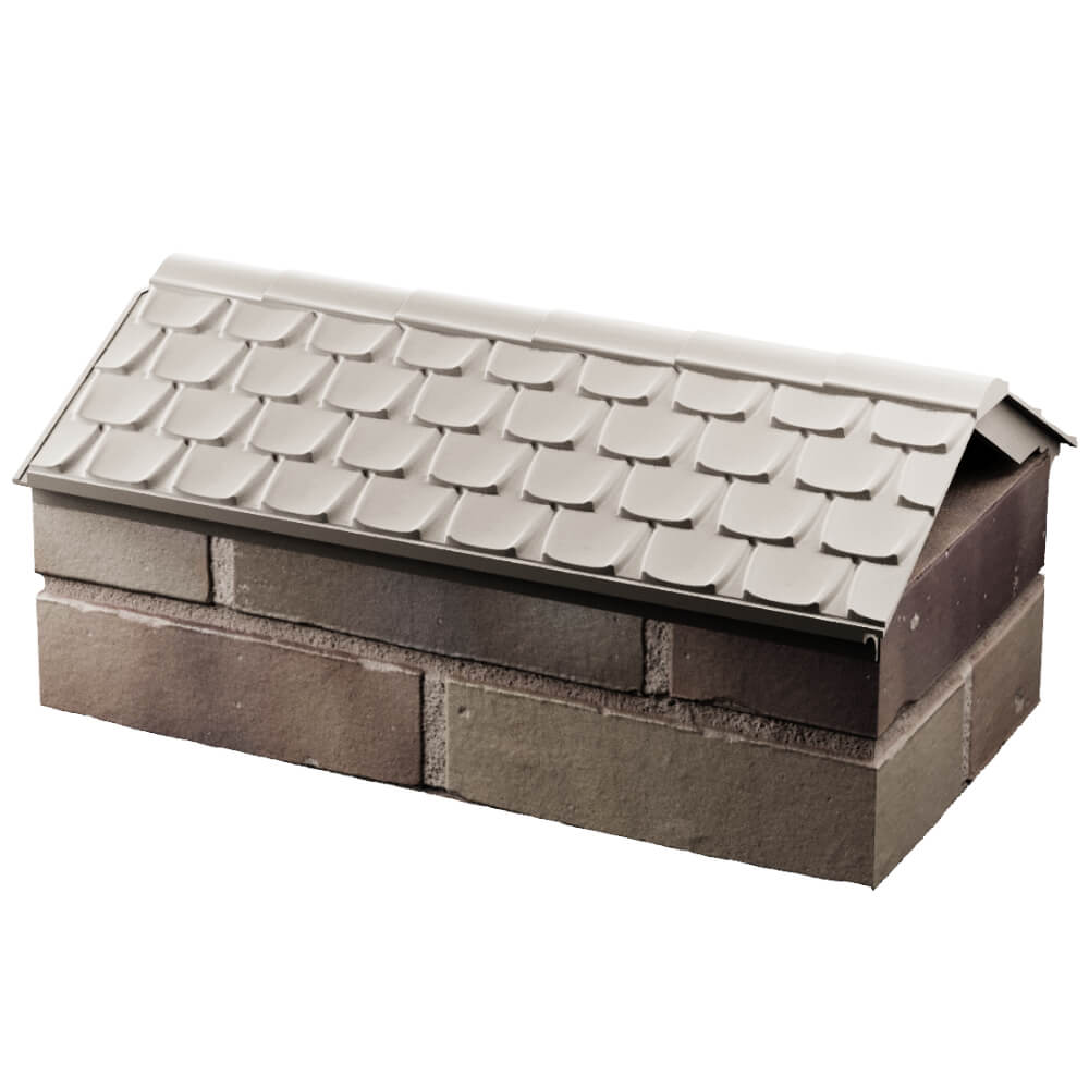 Парапет Zking Эльбрус Бежевый с посадкой на 1 кирпич (255мм) в Орехово-Зуево фото