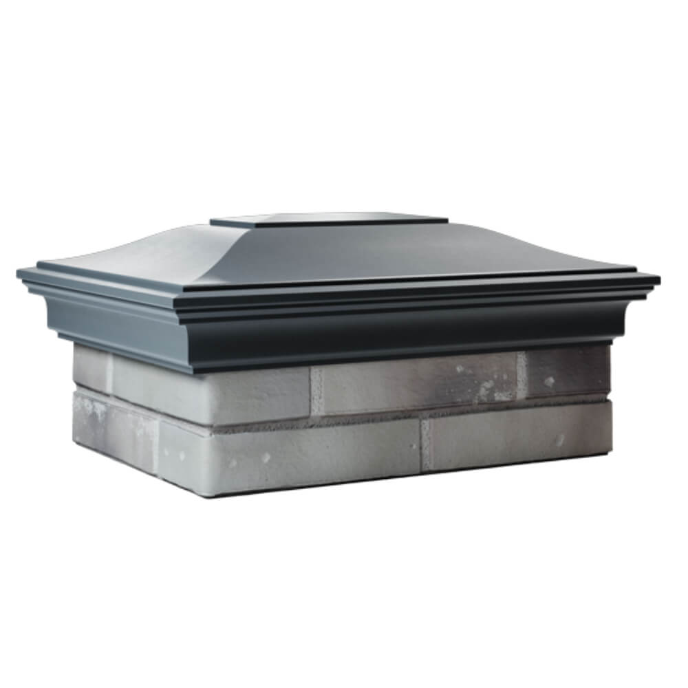 Колпак Zking Монблан Серый на столб 2х1.5 кирпича (515х385мм) в Орехово-Зуево фото