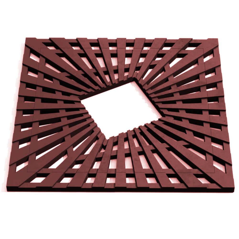 Приствольная решетка для дерева ZKING ATMOSPHERE 1.2х1.2м Коричневая Орехово-Зуево фото