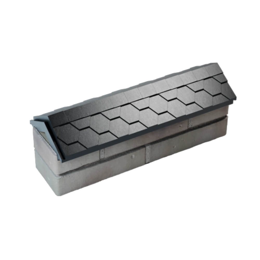 Парапет Zking Эверест Черный с посадкой на 0.5 кирпича (130мм) в Орехово-Зуево фото