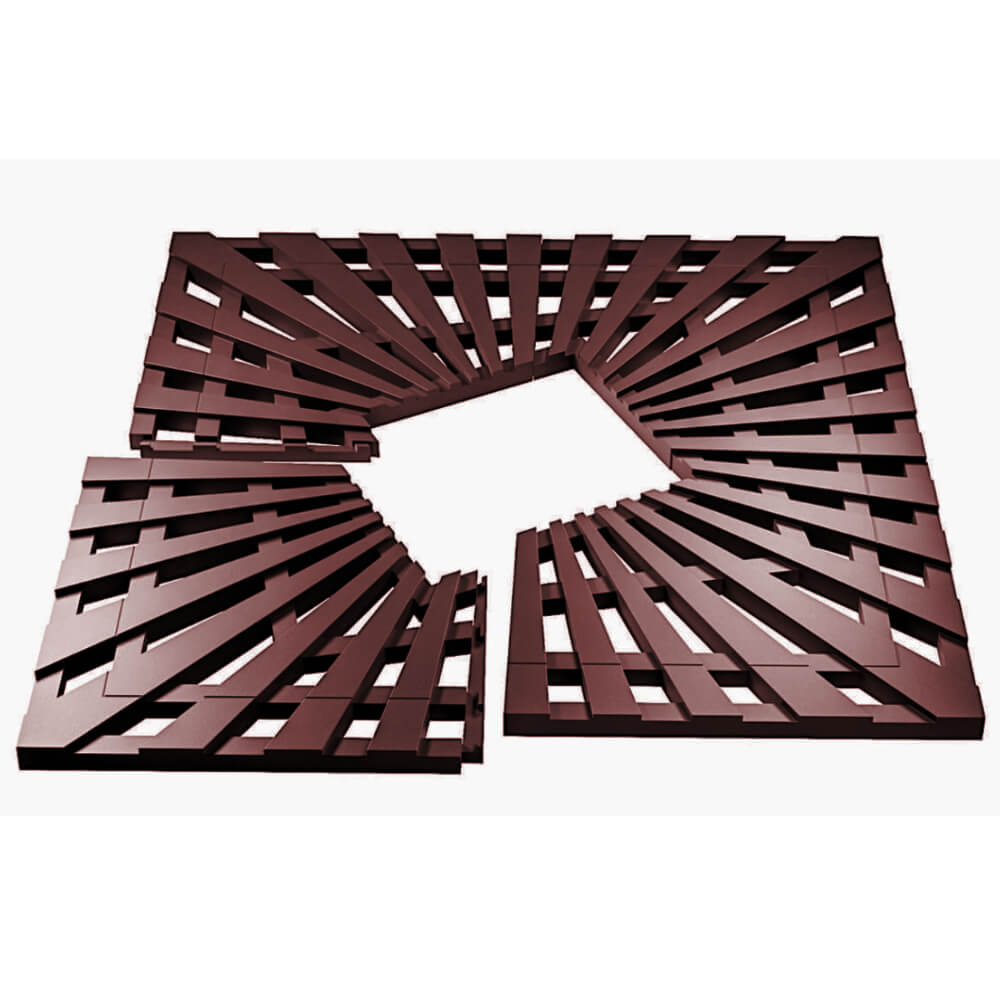 Приствольная решетка для дерева ZKING ATMOSPHERE 1.2х1.2м Коричневая в Орехово-Зуево фото