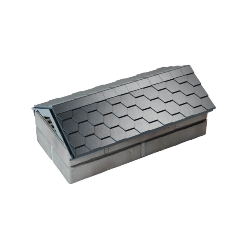 Парапет Zking Эверест Серый с посадкой на 1 кирпич (200/225/255мм) в Орехово-Зуево фото