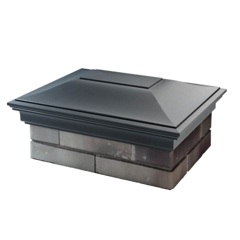 Колпак Zking Монблан Серый на столб 2х1.5 кирпича (515х385мм) в Орехово-Зуево фото