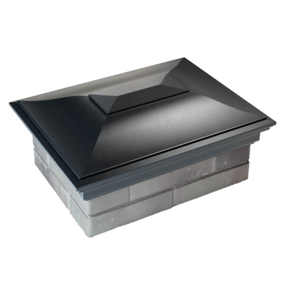 Колпак Zking Монблан Черный на столб 2х1.5 кирпича (515х385мм) Орехово-Зуево фото