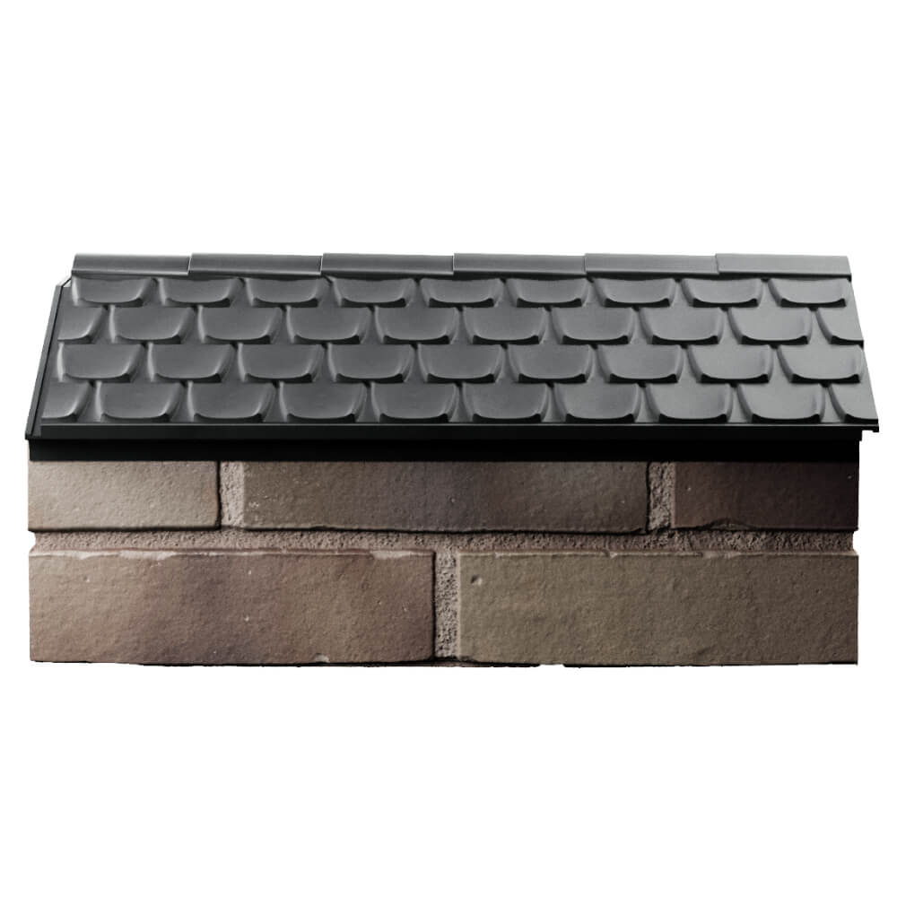 Парапет Zking Эльбрус Серый с посадкой на 1 кирпич (255мм) в Орехово-Зуево фото