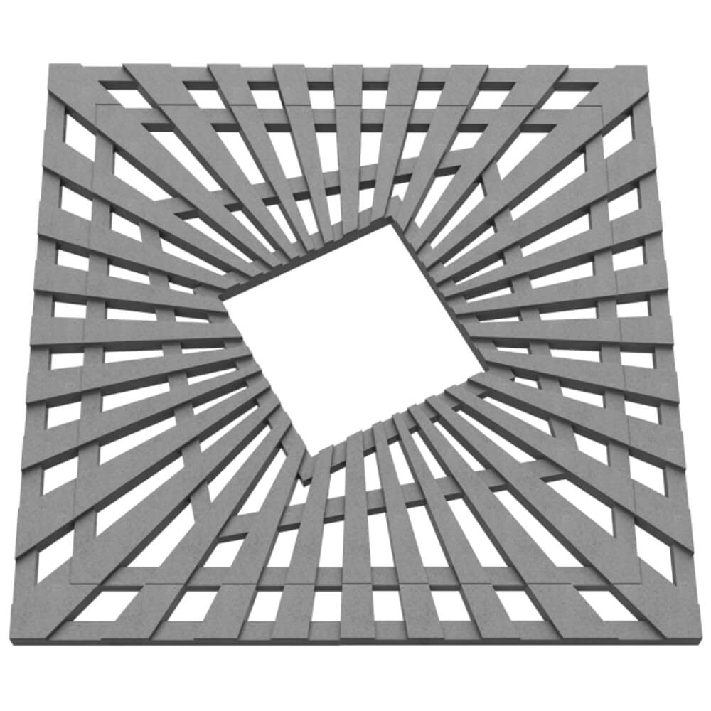 Приствольная решетка для дерева ZKING ATMOSPHERE 1.2х1.2м Серая в Орехово-Зуево фото