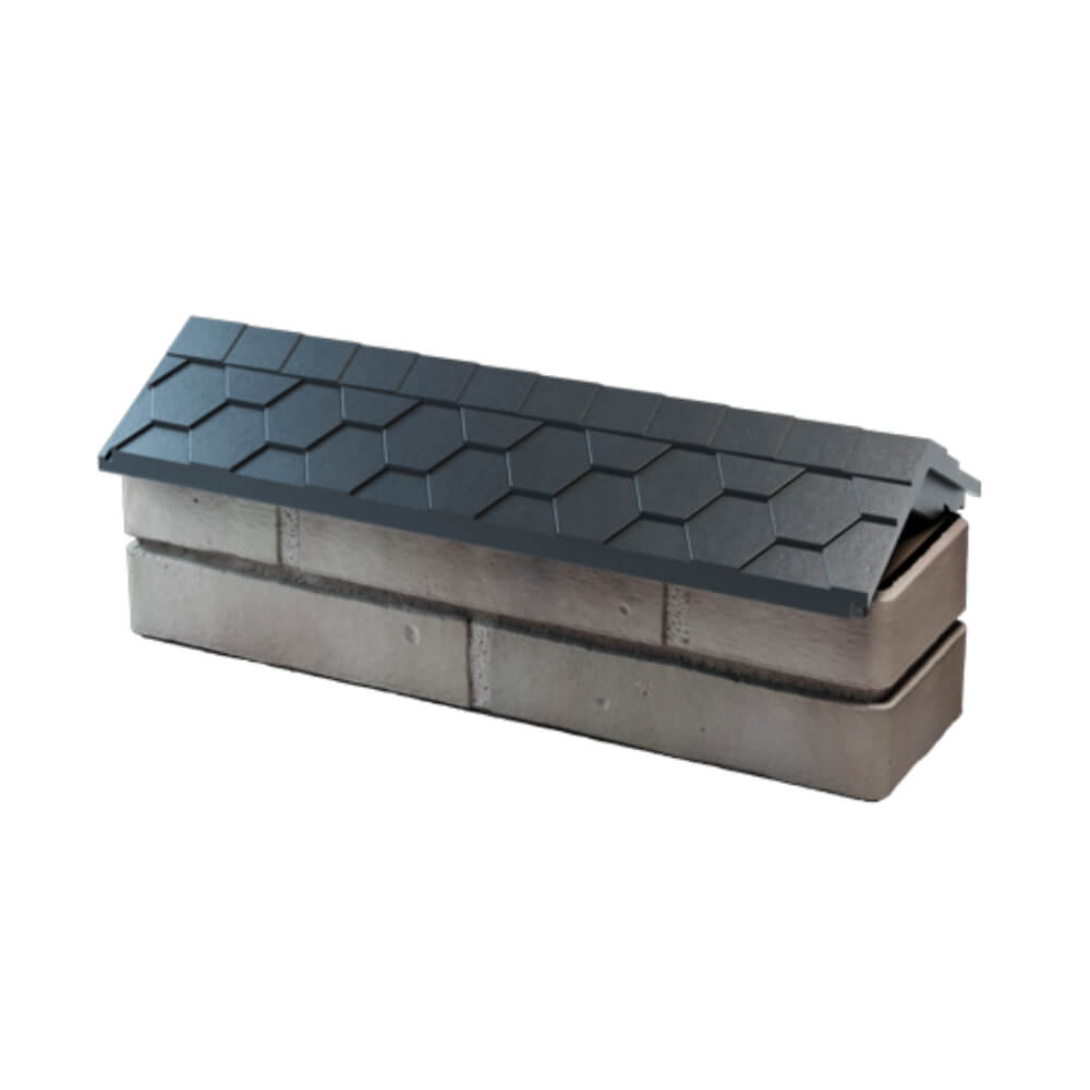 Парапет Zking Эверест Серый с посадкой на 0.5 кирпича (130мм) в Орехово-Зуево фото