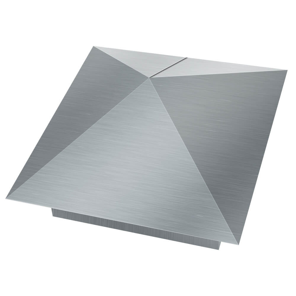 Колпак металлический 380х380мм оцинкованный заборный Орехово-Зуево фото