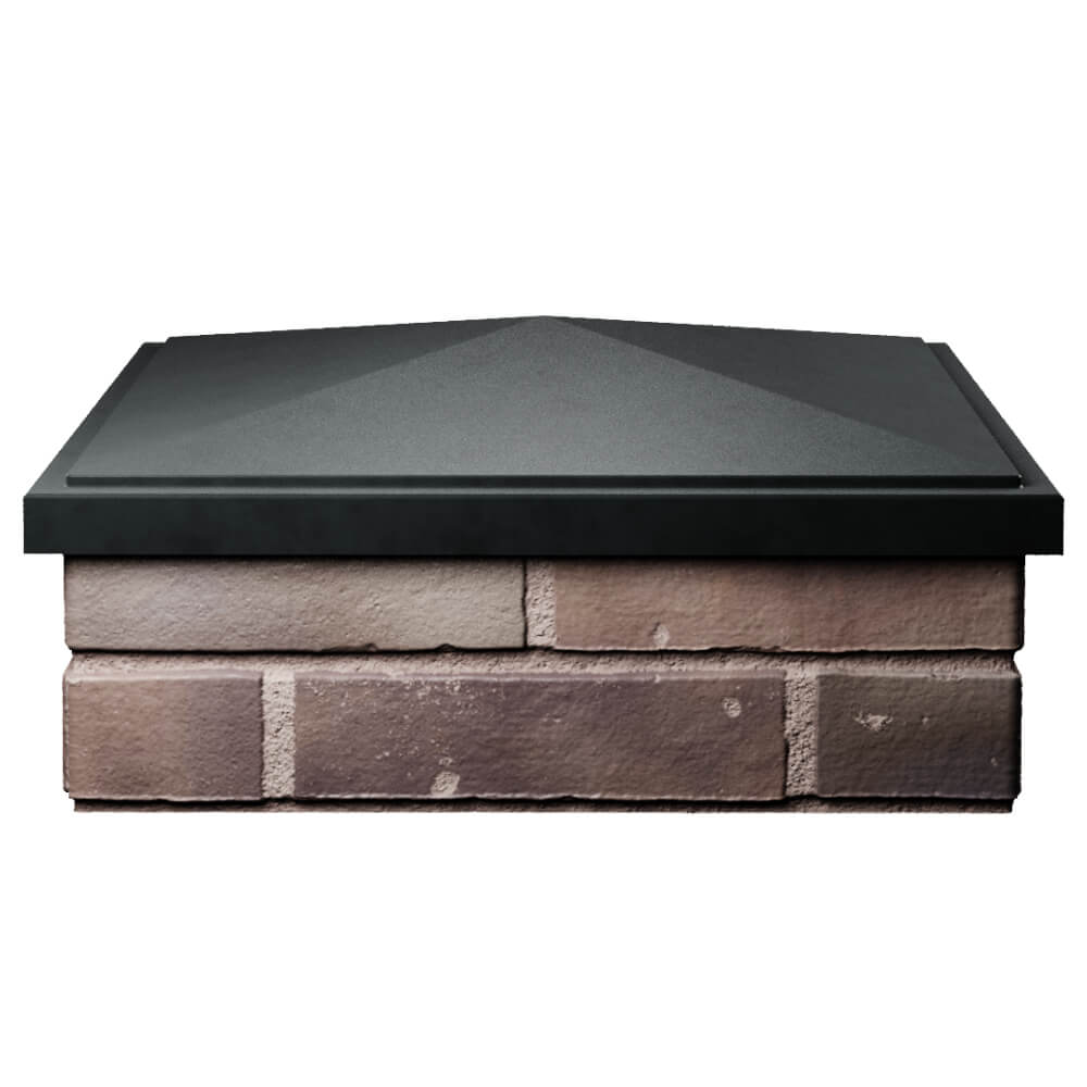 Колпак Zking БонаМоно Черный на столб 2х2 кирпича (515х515, 530х530мм) Орехово-Зуево фото