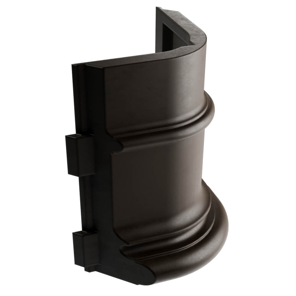 Подступенок угловой Verona 110х140х30мм Коричневый