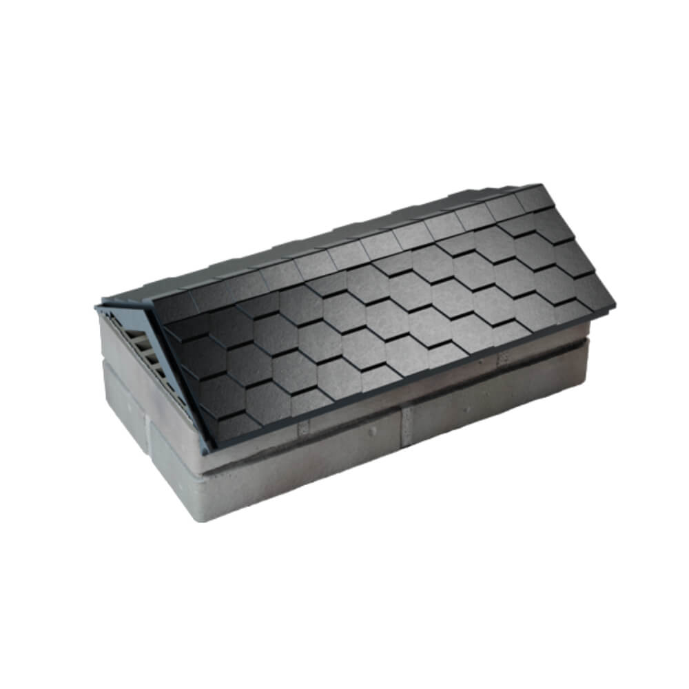 Парапет Zking Эверест Черный с посадкой на 1 кирпич (200/225/255мм) в Орехово-Зуево фото