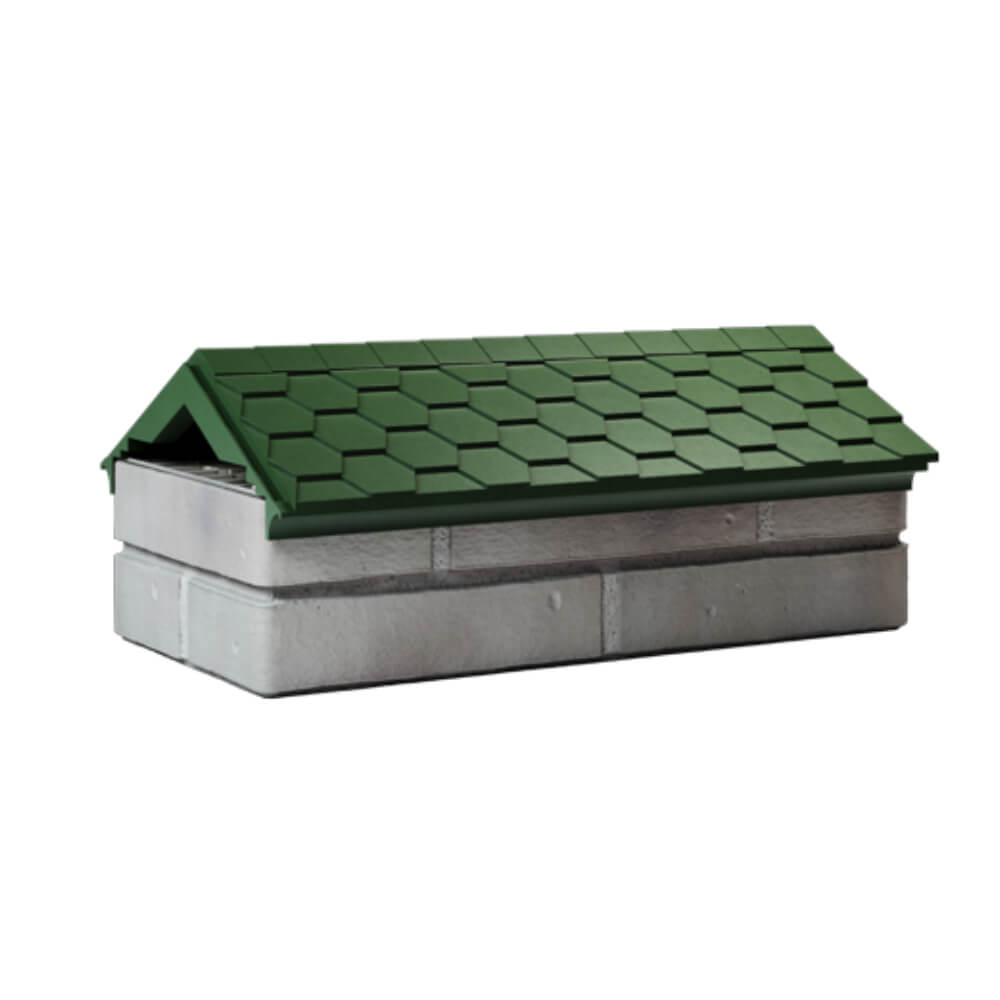 Парапет Zking Эверест Зеленый с посадкой на 1 кирпич (200/225/255мм) Орехово-Зуево фото