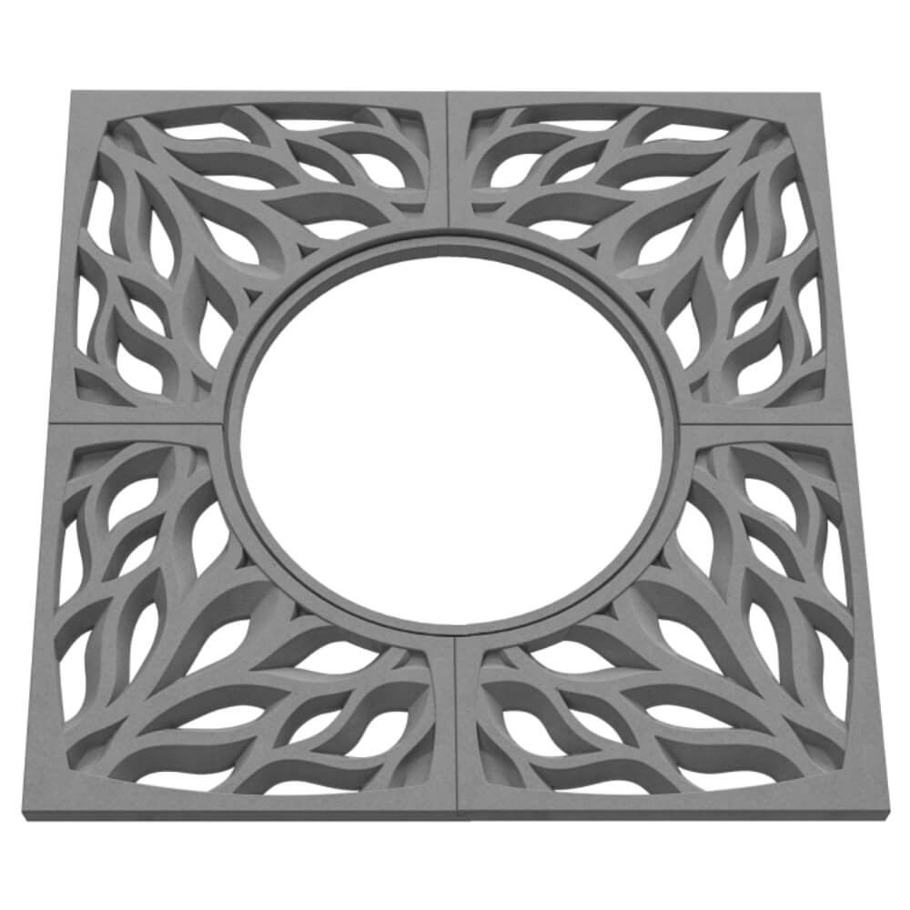 Приствольная решетка для дерева ZKING CRUST 1.2х1.2м Серая в Орехово-Зуево фото