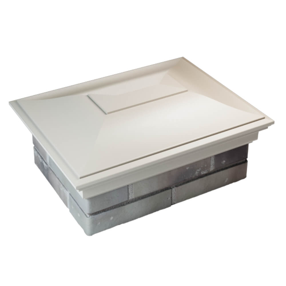 Колпак Zking Монблан Бежевый на столб 2х1.5 кирпича (515х385мм) Орехово-Зуево фото