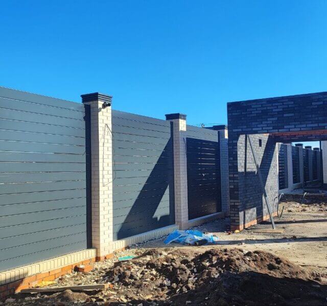 Колпак Zking Бона ХайТек Серый на столб 1.5х1.5 кирпича (385х385мм) в Орехово-Зуево фото