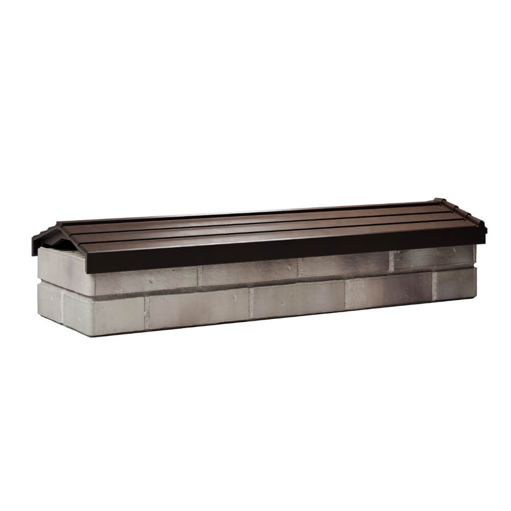 Парапет Zking Бона ХайТек Коричневый посадка на 0.5 кирпича (130мм) Орехово-Зуево фото