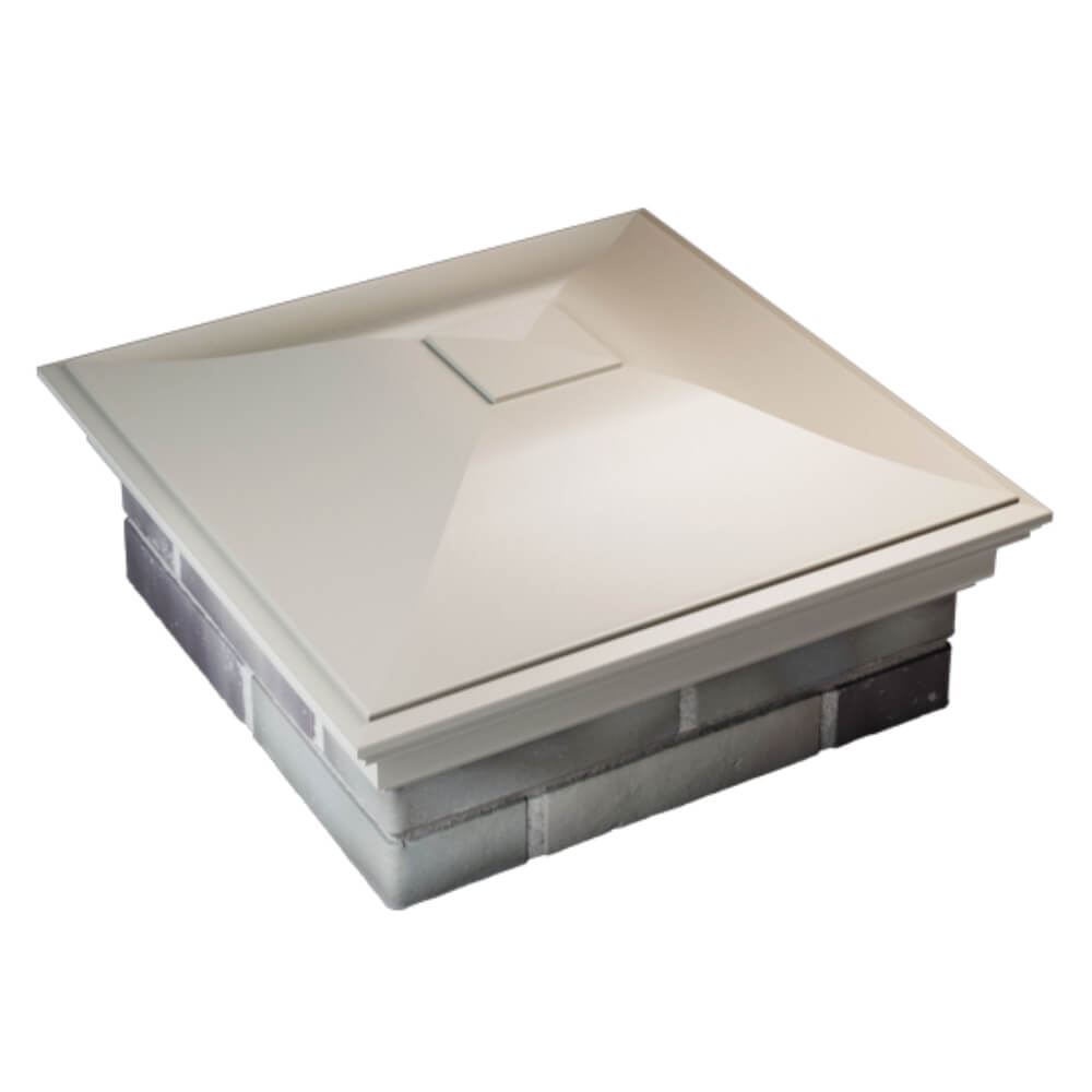 Колпак Zking Монблан Бежевый на столб 2х2 кирпича (515х515мм) Орехово-Зуево фото