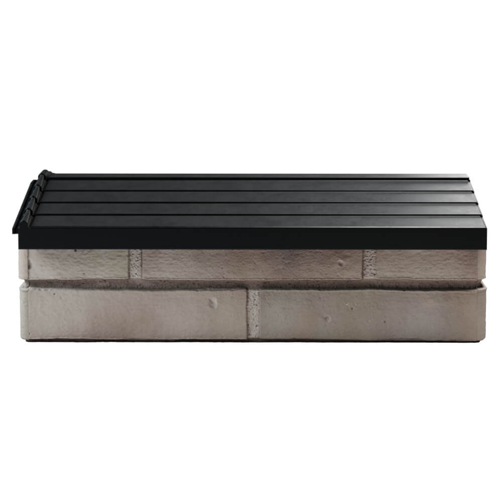 Парапет Zking Бона ХайТек Черный с посадкой на 1 кирпич (200/225/255мм) в Орехово-Зуево фото