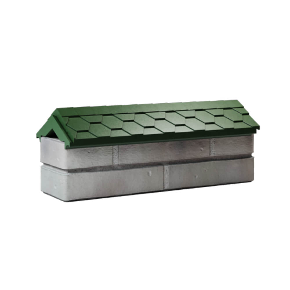 Парапет Zking Эверест Зеленый с посадкой на 0.5 кирпича (130мм) Орехово-Зуево фото