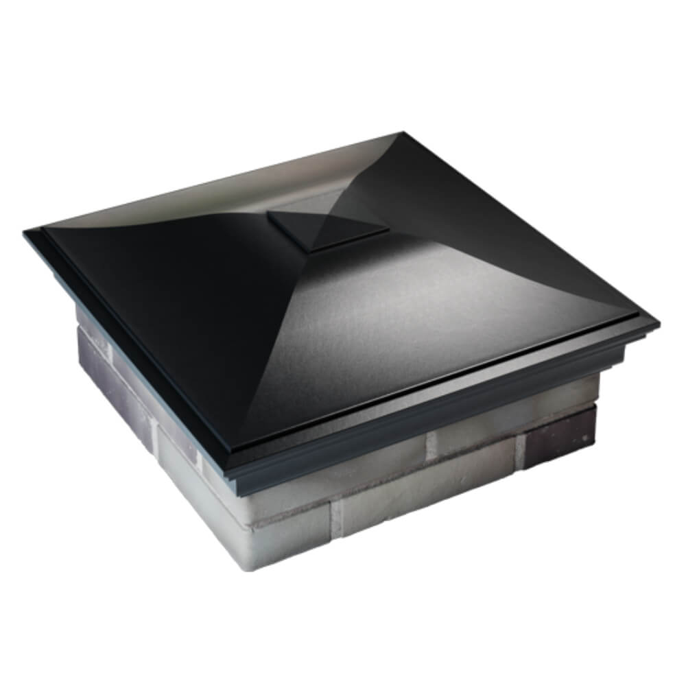 Колпак Zking Монблан Черный на столб 2х2 кирпича (515х515мм) Орехово-Зуево фото