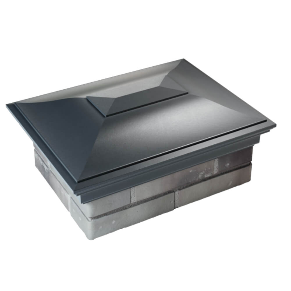 Колпак Zking Монблан Серый на столб 2х1.5 кирпича (515х385мм) Орехово-Зуево фото