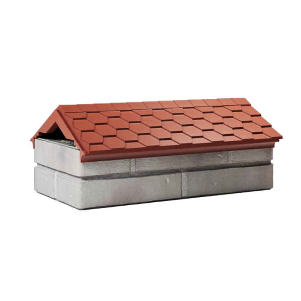 Парапет Zking Эверест Красный с посадкой на 1 кирпич (200/225/255мм) Орехово-Зуево фото