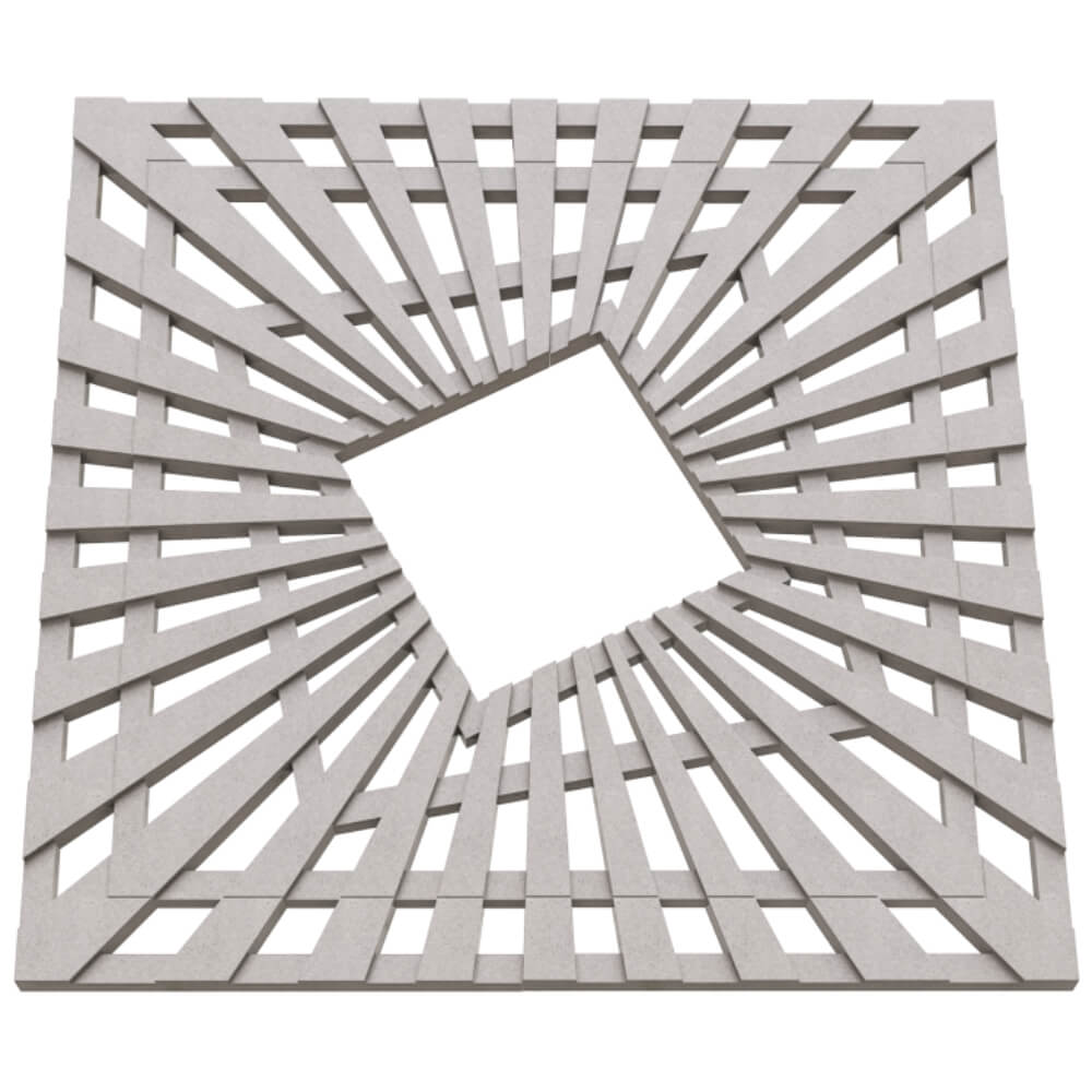 Приствольная решетка для дерева ZKING ATMOSPHERE 1.2х1.2м Бежевая в Орехово-Зуево фото