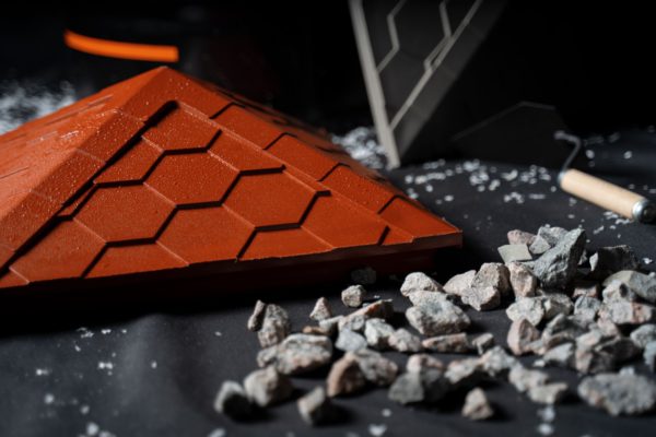 Колпак Zking Эверест Красный на столб 1.5х1.5 кирпича (390х390мм) в Орехово-Зуево фото