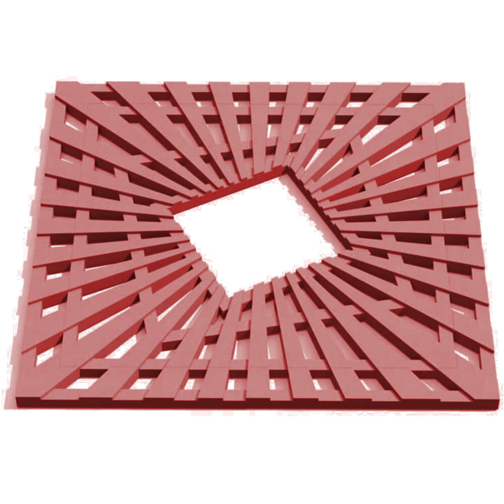 Приствольная решетка для дерева ZKING ATMOSPHERE 1.2х1.2м Красная Орехово-Зуево фото