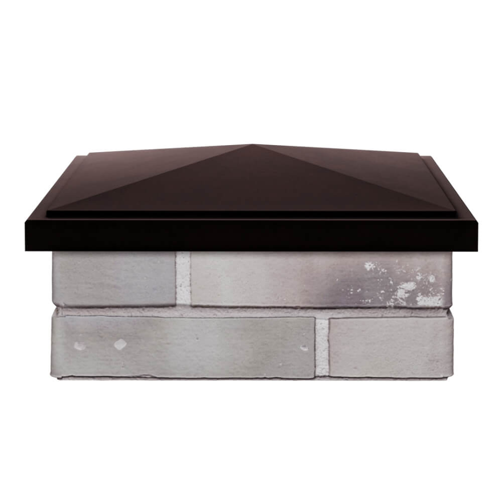 Колпак Zking БонаМоно Коричневый на столб 1.5х1.5 кирпича (385х385, 400х400мм) Орехово-Зуево фото