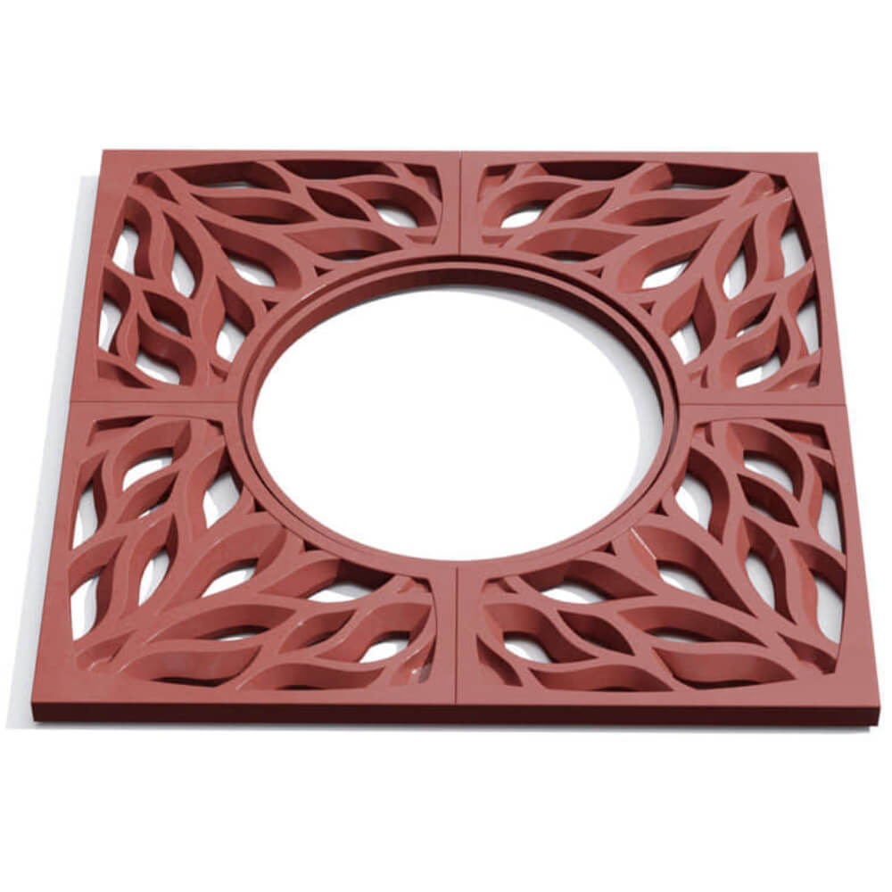 Приствольная решетка для дерева ZKING CRUST 1.2х1.2м Красная Орехово-Зуево фото