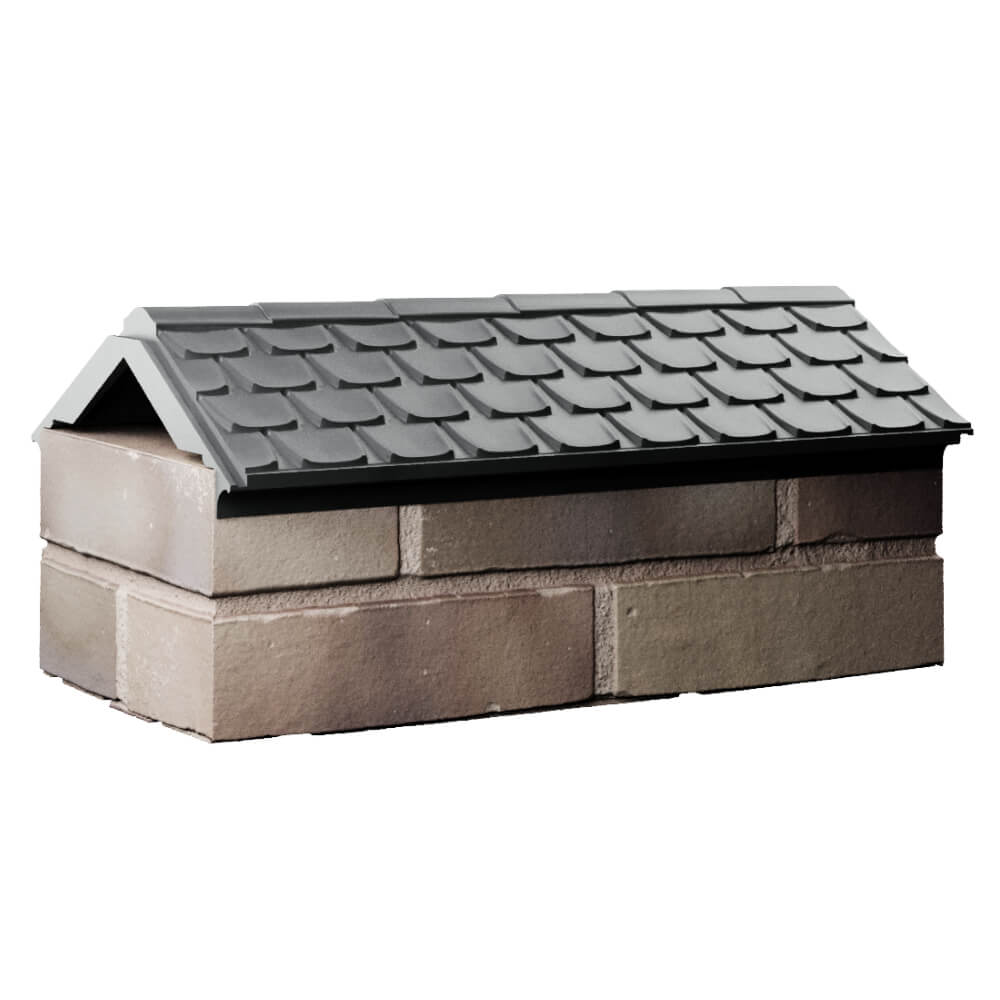 Парапет Zking Эльбрус Серый с посадкой на 1 кирпич (255мм) Орехово-Зуево фото
