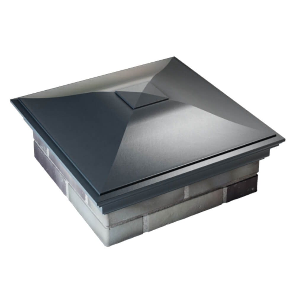 Колпак Zking Монблан Серый на столб 2х2 кирпича (515х515мм) Орехово-Зуево фото