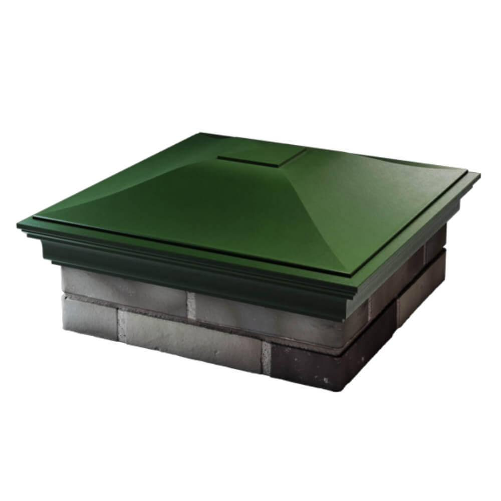 Колпак Zking Монблан Зеленый на столб 2х2 кирпича (515х515мм) в Орехово-Зуево фото