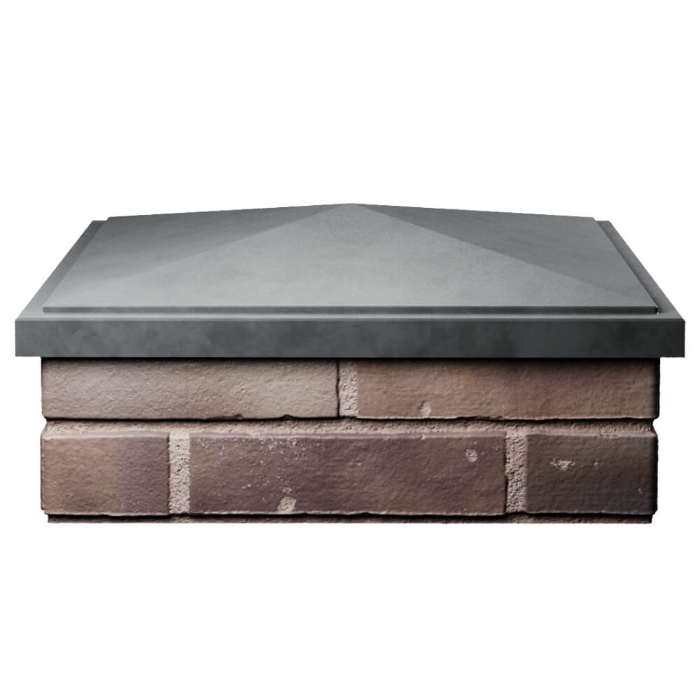 Колпак Zking БонаМоно Серый на столб 2х2 кирпича (515х515, 530х530мм) Орехово-Зуево фото