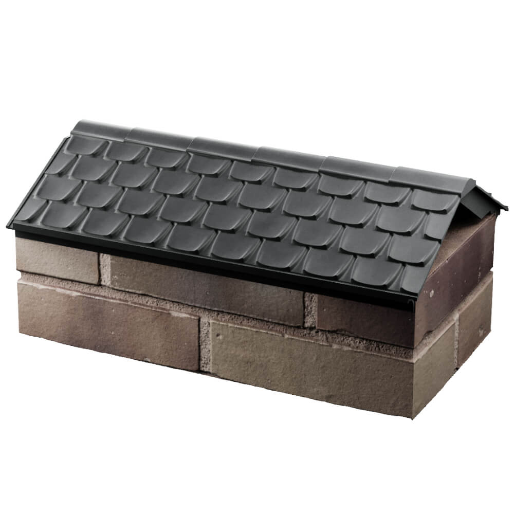 Парапет Zking Эльбрус Серый с посадкой на 1 кирпич (255мм) в Орехово-Зуево фото