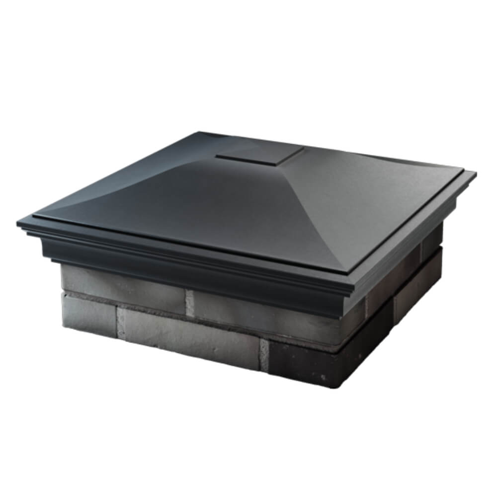 Колпак Zking Монблан Серый на столб 2х2 кирпича (515х515мм) в Орехово-Зуево фото