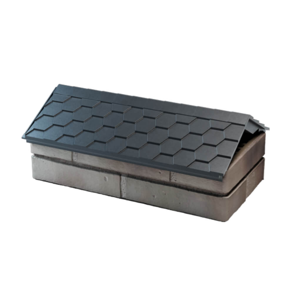 Парапет Zking Эверест Серый с посадкой на 1 кирпич (200/225/255мм) в Орехово-Зуево фото