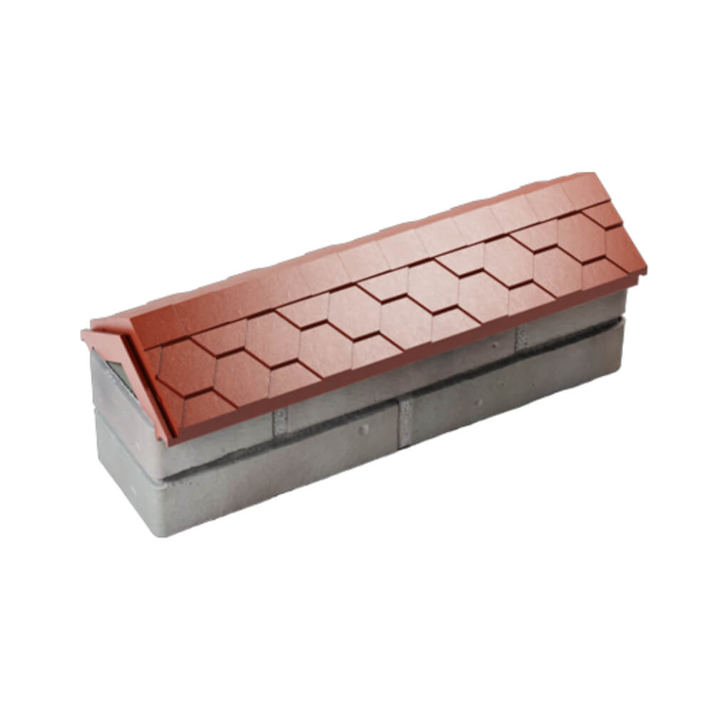 Парапет Zking Эверест Красный с посадкой на 0.5 кирпича (130мм) в Орехово-Зуево фото