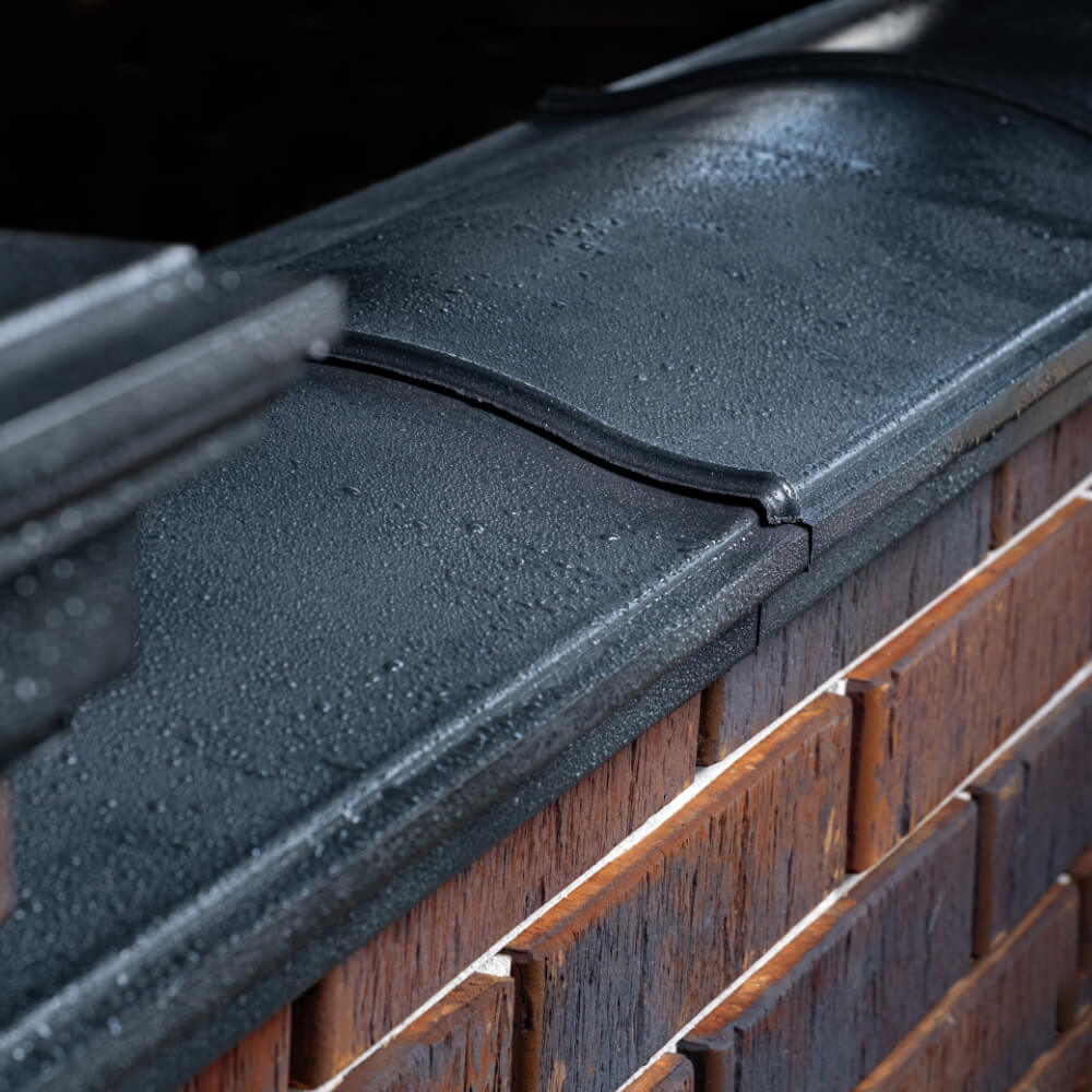 Парапет Zking Монблан Черный посадка на 0.5 кирпича (130мм) в Орехово-Зуево фото