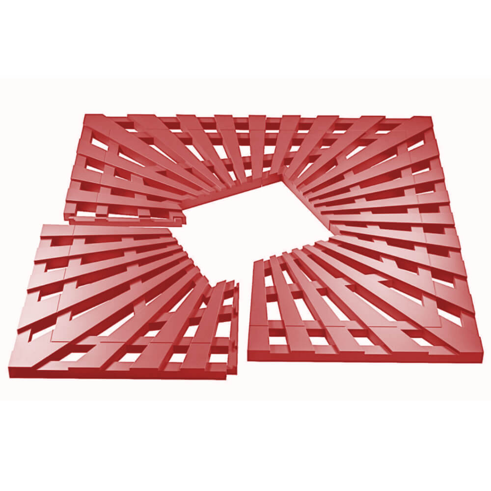 Приствольная решетка для дерева ZKING ATMOSPHERE 1.2х1.2м Красная в Орехово-Зуево фото