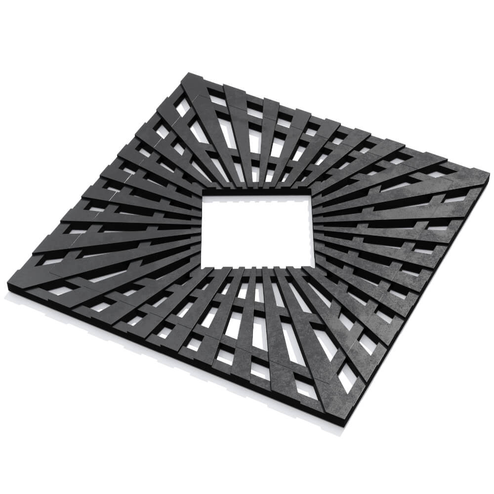 Приствольная решетка для дерева ZKING ATMOSPHERE 1.2х1.2м Черная в Орехово-Зуево фото