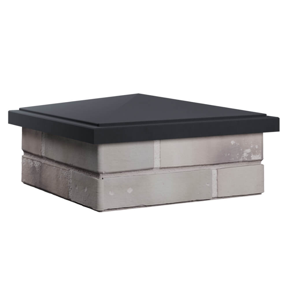 Колпак Zking БонаМоно Серый на столб 1.5х1.5 кирпича (385х385, 400х400мм) в Орехово-Зуево фото