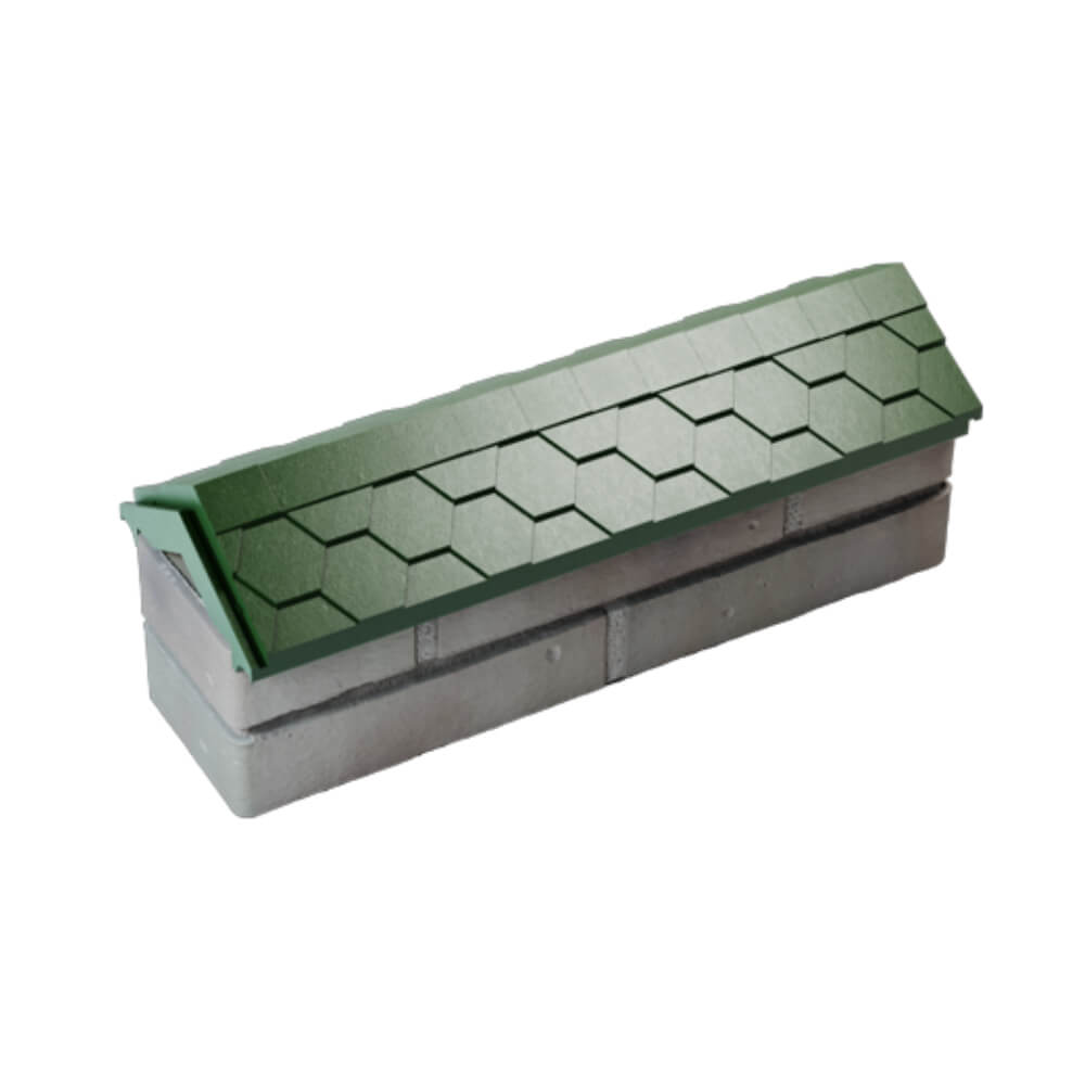 Парапет Zking Эверест Зеленый с посадкой на 0.5 кирпича (130мм) в Орехово-Зуево фото