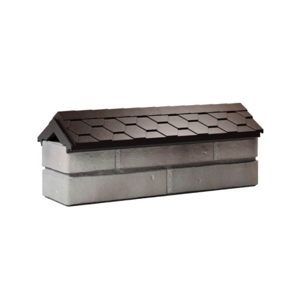 Парапет Zking Эверест Коричневый с посадкой на 0.5 кирпича (130мм) Орехово-Зуево фото