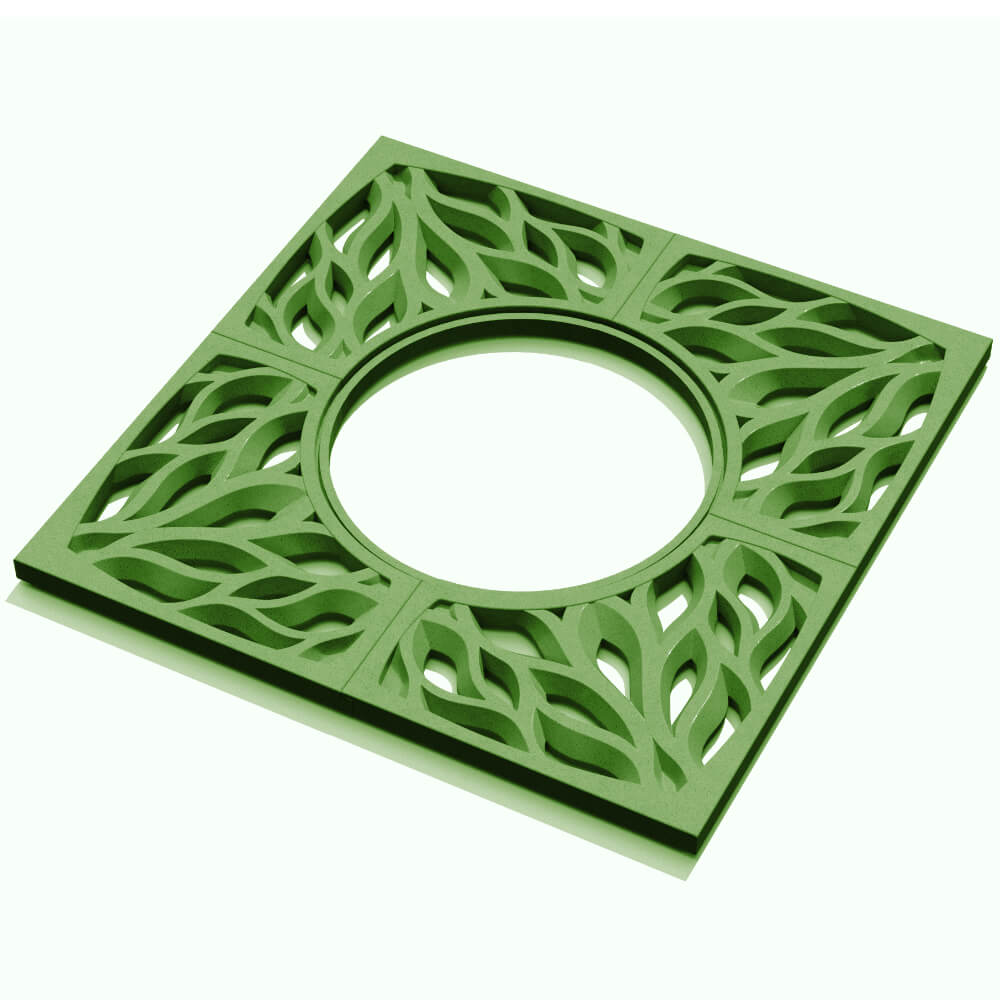 Приствольная решетка для дерева ZKING CRUST 1.2х1.2м Зеленая в Орехово-Зуево фото